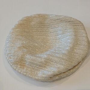 Vintage Saks Fifth Avenue Union Made 630669 Cream Color Hat